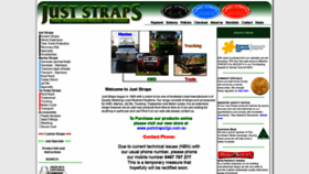 What Juststraps.com.au website looked like in 2020 (3 years ago)