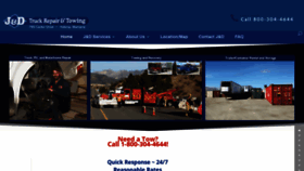 What Janddtruckrepair.com website looked like in 2020 (3 years ago)