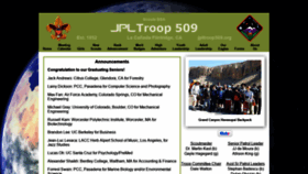 What Jpltroop509.org website looked like in 2020 (3 years ago)