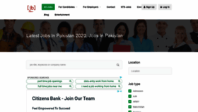 What Jobsborse.com website looked like in 2020 (3 years ago)