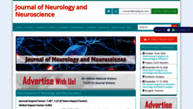 What Jneuro.com website looked like in 2020 (3 years ago)