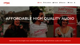 What Justboom.co website looked like in 2020 (3 years ago)