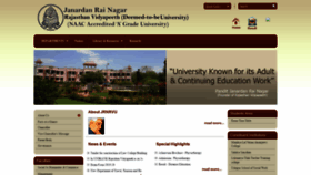 What Jrnrvu.edu.in website looked like in 2020 (3 years ago)