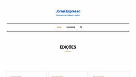 What Jornalexpresso.com.br website looked like in 2020 (3 years ago)