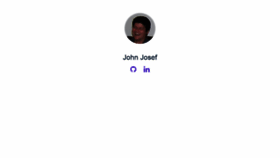 What Johnjosef.com website looked like in 2020 (3 years ago)