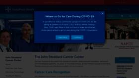 What Johnstoddardcancer.org website looked like in 2020 (3 years ago)