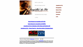 What Jacquelinedupre.net website looked like in 2020 (4 years ago)