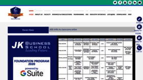 What Jkbschool.org website looked like in 2020 (3 years ago)