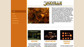 What Jaxville.com website looked like in 2020 (3 years ago)