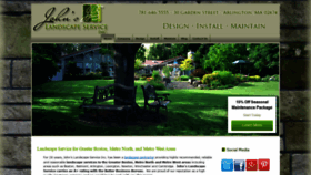 What Johnslandscape.com website looked like in 2020 (3 years ago)