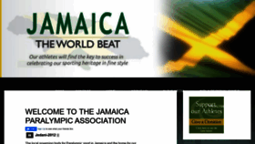 What Jamaicaparalympic.com website looked like in 2020 (3 years ago)