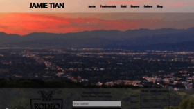 What Jamietian.com website looked like in 2020 (3 years ago)