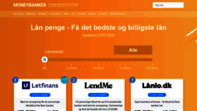 What Justmoney.dk website looked like in 2020 (3 years ago)