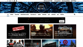 What Jedinews.com website looked like in 2020 (3 years ago)