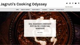 What Jcookingodyssey.com website looked like in 2020 (3 years ago)