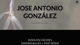 What Joseantoniogonzalezfotografo.com website looked like in 2020 (3 years ago)