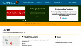 What Jacksonville-fl-6282.theupsstorelocal.com website looked like in 2020 (3 years ago)