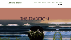 What Jerichobrown.com website looked like in 2020 (3 years ago)
