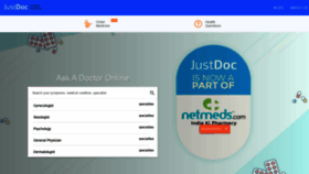 What Justdoc.com website looked like in 2020 (3 years ago)