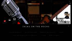 What Jacksontherocks.es website looked like in 2020 (3 years ago)
