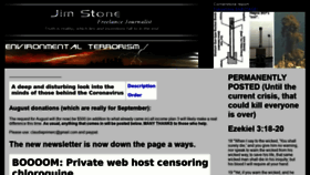 What Jimstone.is website looked like in 2020 (3 years ago)