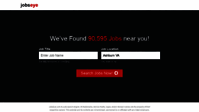 What Jobseye.com website looked like in 2020 (3 years ago)