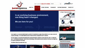 What Junologistics.com website looked like in 2020 (3 years ago)