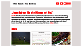 What Jagd-fakten.de website looked like in 2020 (3 years ago)