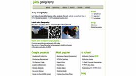 What Juicygeography.co.uk website looked like in 2020 (3 years ago)