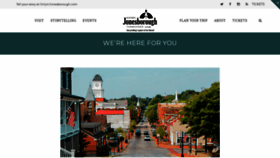 What Jonesborough.com website looked like in 2020 (3 years ago)