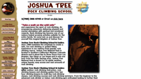 What Joshuatreerockclimbing.com website looked like in 2020 (3 years ago)