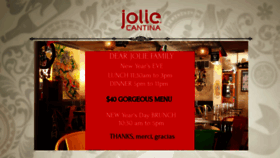 What Joliecantina.com website looked like in 2020 (3 years ago)