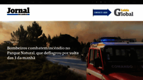 What Jornaldeleiria.pt website looked like in 2020 (3 years ago)