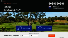 What Jackmcsweeney.com website looked like in 2020 (3 years ago)