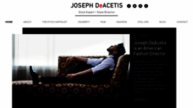What Josephdeacetis.com website looked like in 2020 (3 years ago)