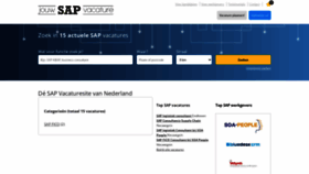 What Jouwsapvacature.nl website looked like in 2020 (3 years ago)