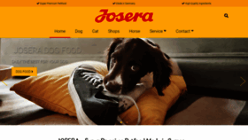 What Josera.com website looked like in 2020 (4 years ago)