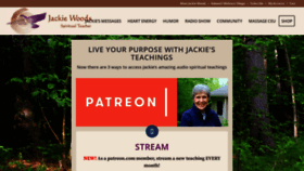 What Jackiewoods.org website looked like in 2020 (3 years ago)