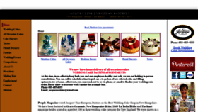 What Jacquespastries.com website looked like in 2020 (3 years ago)