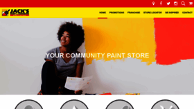 What Jackspaint.co.za website looked like in 2020 (3 years ago)