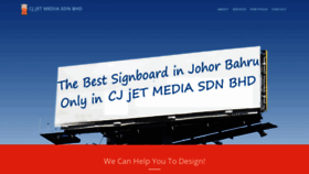 What Johorsignboard.com website looked like in 2020 (3 years ago)