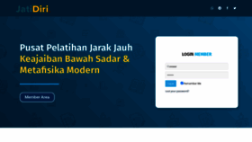 What Jatidiri.org website looked like in 2020 (3 years ago)
