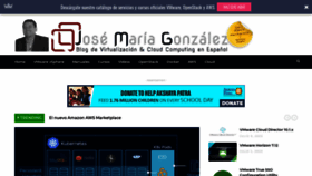 What Josemariagonzalez.es website looked like in 2020 (3 years ago)