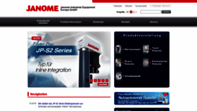 What Janomeie-europe.de website looked like in 2020 (3 years ago)