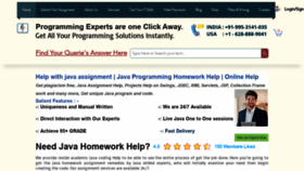 What Javaonlinehelp.com website looked like in 2020 (3 years ago)