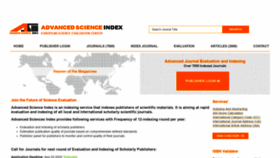 What Journal-index.org website looked like in 2020 (3 years ago)