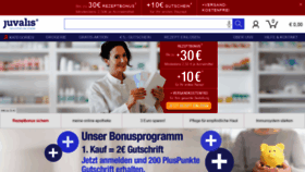 What Juvalis.de website looked like in 2020 (6 years ago)