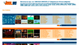 What Jeux.ws website looked like in 2020 (3 years ago)
