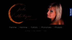 What Julie-esthetique.com website looked like in 2020 (3 years ago)