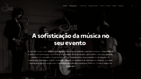 What Jazzsaopaulo.com.br website looked like in 2020 (3 years ago)
